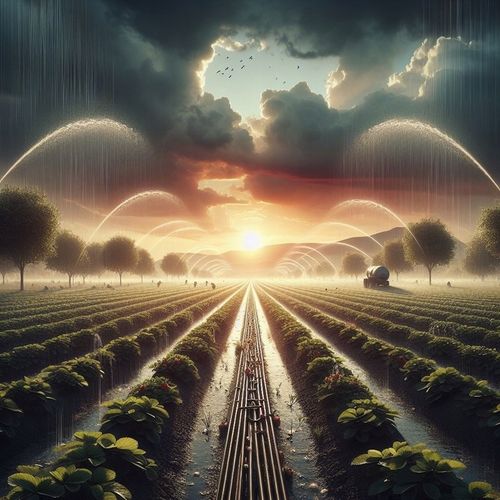 LINIA KROPLUJĄCA 100M Z KOMPENSACJĄ POLIEXT NAWADNIANIE OSZCZĘDNOŚĆ WODY na Arena.pl