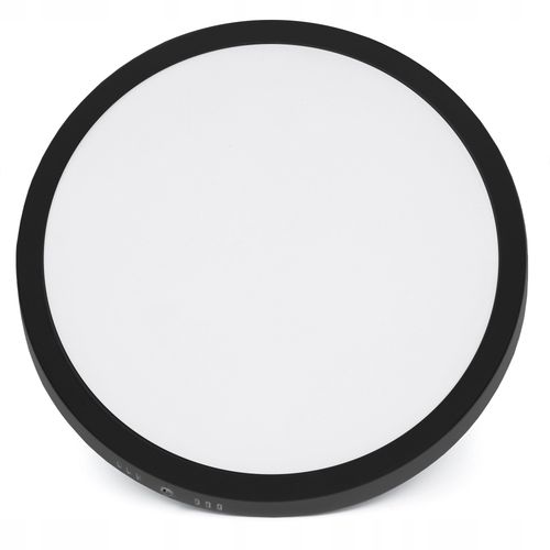 Plafon okrągły Interlook 28 x 2,7 cm czarny na Arena.pl