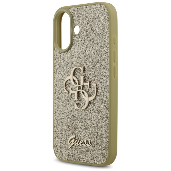 Etui Guess Fixed Glitter Big 4G do iPhone 17 złoty zdjęcie 6