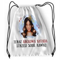 Plecak Dla Natalii Sportowy Szkolny Worek Torba Z Nadrukiem Ze Zdjęciem