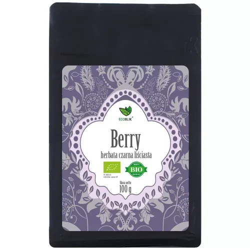 Herbata Czarna LiŚciasta Owoce LeŚne BIO 100 g - Ecoblik na Arena.pl