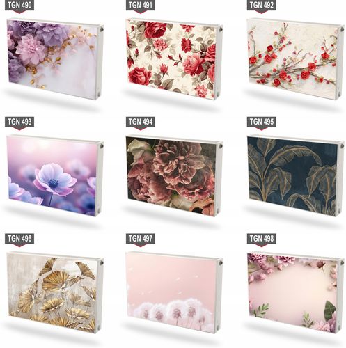 Mata magnetyczna magnes na grzejnik kaloryfer na wymiar CZERWONE RÓŻE 60x80 na Arena.pl