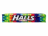 20 SZTUK - HALLS COLORS FRUIT FLAVOR MIX 33,5G