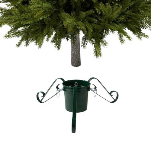 Metalowy stojak na choinkę zielony trójnóg, z pojemnikiem na wodę (do 2,1 m) H6303GR na Arena.pl
