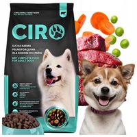 KARMA SUCHA DLA PSA WOŁOWNIA WITAMINY ADULT OWCZAREK LABRADOR GOLDEN