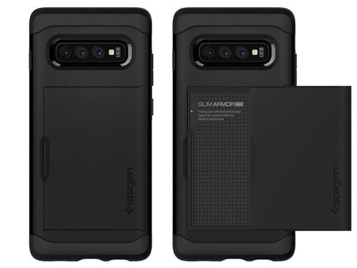 Etui Spigen Slim Armor CS do Samsung Galaxy S10 Plus Black na Arena.pl