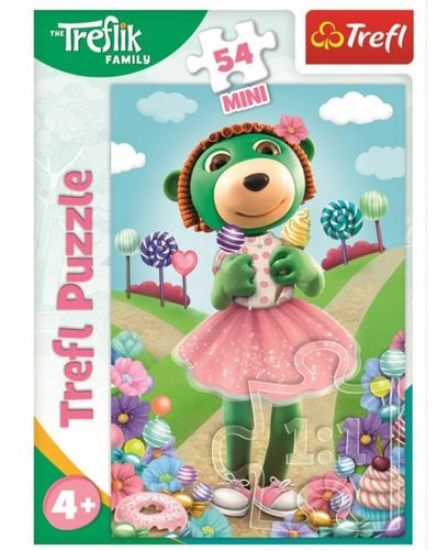 puzzle 54 mini wesoły świat treflików 54119 na Arena.pl