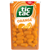Tic Tac Drażetki o smaku pomarańczowym 54 g