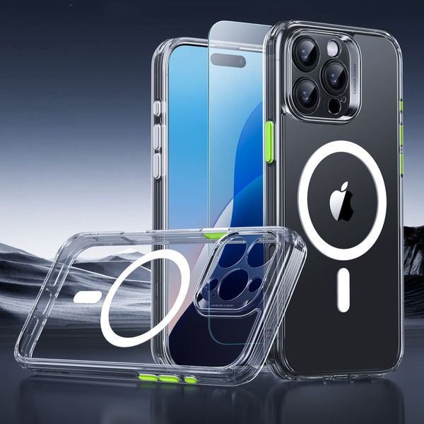 esr classic pro set halolock magsafe iphone 16 pro max clear zdjęcie 2