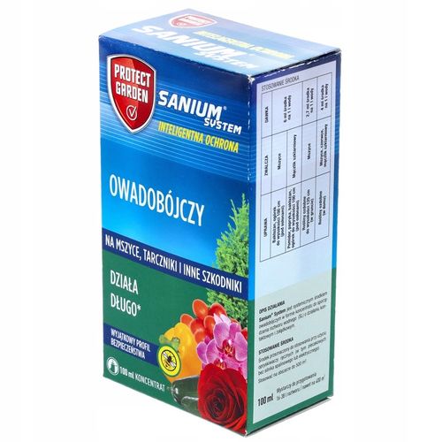 SANIUM SYSTEM 100ML długa tarcza na mszyce mączliki i inne insekty roślin na Arena.pl