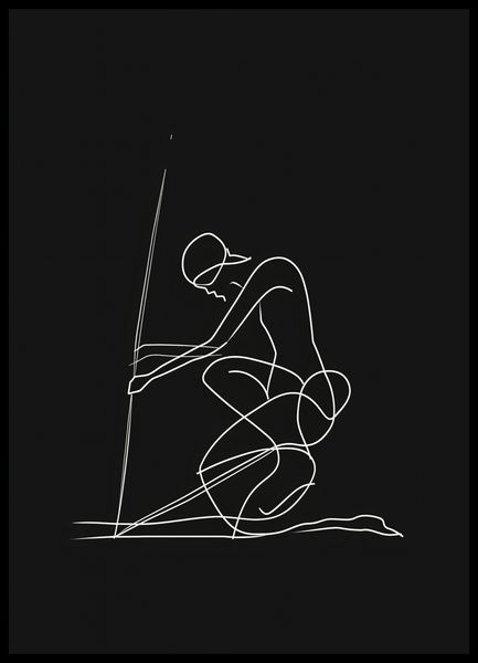 Plakat 50x70cm Linia zdjęcie 2