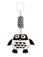 Grzechotka zawieszka sensoryczna kontrastowa sowa