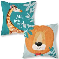 Poszewka 40X40 Dla Dzieci Wesołe Zoo 23B