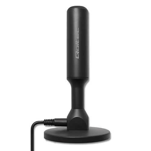 Antena DVB-T2 Qoltec 4K, 28dBi, 5m, Wzmacniacz na Arena.pl