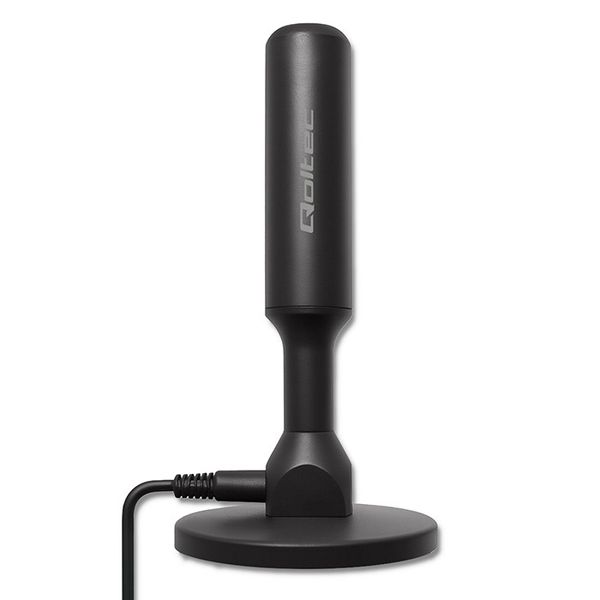Antena DVB-T2 Qoltec 4K, 28dBi, 5m, Wzmacniacz zdjęcie 7