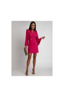 Sukienka krótka  nietoperz Ciemny róż