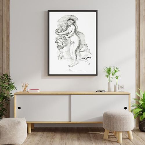 Femme au cep de vigne, Pierre-Auguste Renoir - plakat 59,4x84,1 cm na Arena.pl