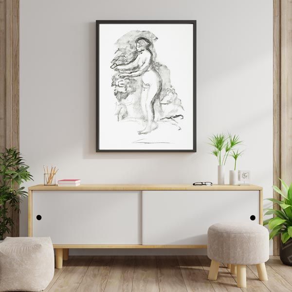 Femme au cep de vigne, Pierre-Auguste Renoir - plakat 59,4x84,1 cm zdjęcie 2