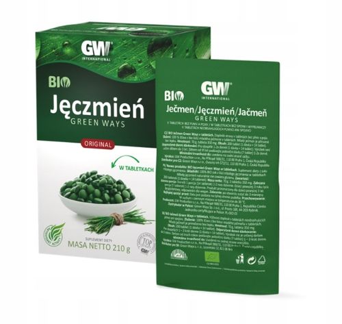 Green Ways BIO Chlorella 330g (1320 tabl.) + BIO Jęczmień 210g (600 tabl.) na Arena.pl