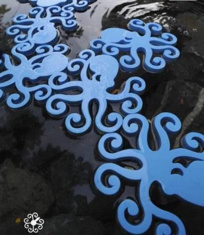 Ozdoby ścienne Heritage niebieskie na Arena.pl