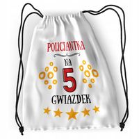Plecak Policjantki Sportowy Szkolny Worek Torba Z Nadrukiem Ze Zdjęciem