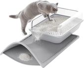 Mata Pod Kuwetę dla Kota 2 Szt 38x61cm Wodoodporna Plaster Miodu Czarna