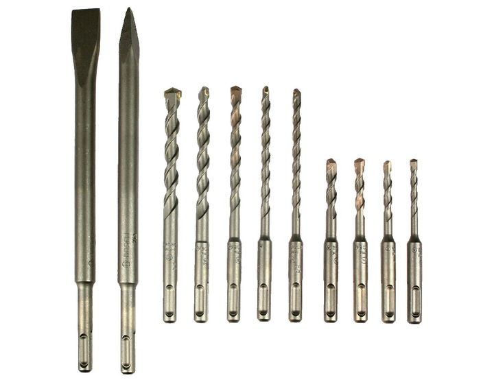 ZESTAW 11 WIERTEŁ i DŁUT SDS-Plus BOSCH w walizce zdjęcie 4