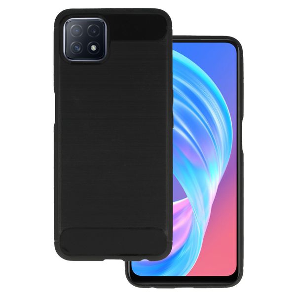 Back Case CARBON do OPPO A73 5G Czarny zdjęcie 1