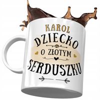 Kubek Dla Karola Syna Na Dzień Dziecka Prezent Z Nadrukiem Ze Zdjęciem
