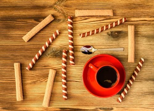 Tło PRODUKTOWE kulinarne Flat Lay na bloga insta na Arena.pl