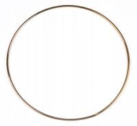 ZŁOTA metalowa obręcz kółko do łapacza snów 12 cm