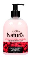 Joanna Naturia Body Mydło w płynie z balsamem Malina  500ml