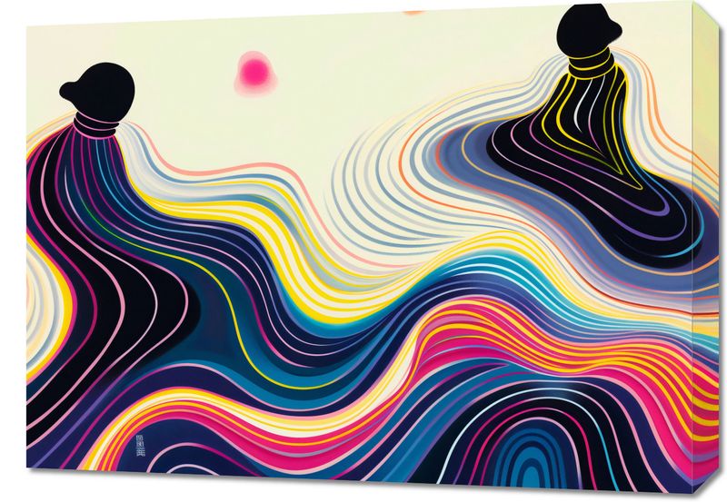 Obraz 70x50cm Wodnista Tafla zdjęcie 1