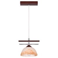 AGAT 2326/Z-B-1/MZ Brązowa lampa wisząca - Nowoczesna, 1xE27