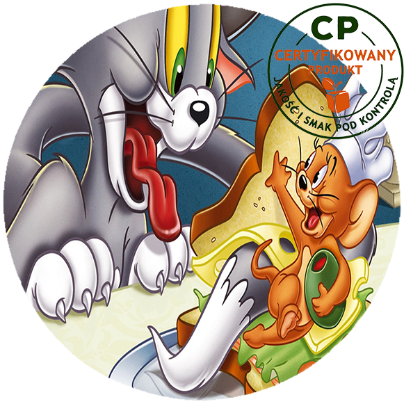 Opłatek na tort Tom i Jerry zdjęcie 1