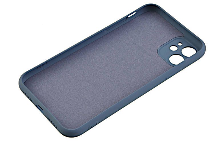 Etui silikonowe Tint do Apple iPhone 11 granatowy zdjęcie 4