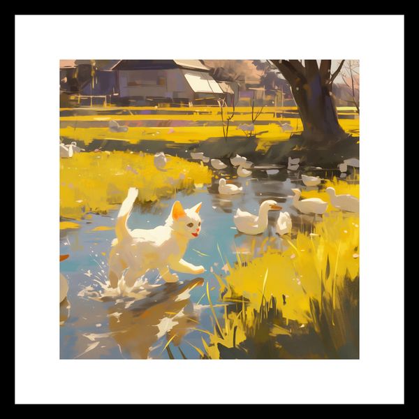 Plakat 30x30cm Słońce na Wsi zdjęcie 3