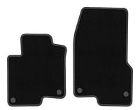 Dywaniki przednie welurowe czarne do: Smart ForFour I 2004-2007 hatchback