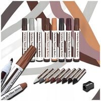 ZESTAW NAPRAWCZY MARKERY DO RYS NAPRAWY PANELI MEBLI DREWNA DRZWI WOSK