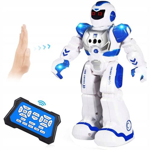 DUŻY ROBOT ZDALNIE STEROWNY ŚWIECI CHODZI PILOT AKUMULATOR SENSOREM GESTÓW na Arena.pl