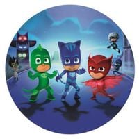 Opłatek na tort Urodziny PJ Maskas Pidżamersi Postacie