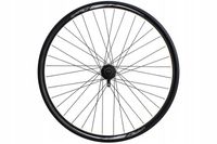 KOŁO ROWEROWE 28 CALI TYLNE KASETA OCZKOWANA TARCZA 6 ŚRUB DYSK CZARNE