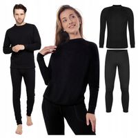 BIELIZNA TERMOAKTYWNA DAMSKA S MĘSKA KOMPLET ODDYCHAJĄCA CIEPŁA Z MESZKIEM