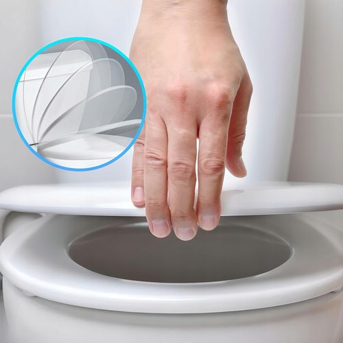 TWARDA DESKA SEDESOWA WOLNOOPADAJĄCA UNIWERSALNA KLAPA DO WC EASY na Arena.pl