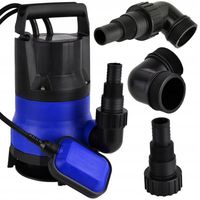 POMPA DO BRUDNEJ WODY 400W PLASTIK AUTOMATYCZNA Z PŁYWAKIEM CE 8 M3/H GEKO