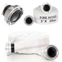 Wąż strażacki wody z 3'' calowymi złączami 20 m kraft&dele KD782