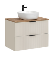 Szafka Wisząca + Umywalka Kaszmir Set-Adc B Cashmere 80cm Smile 40 ADI CMD