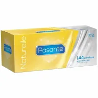 pasante naturelle prezerwatywy 144 szt. naturalny kolor, anatomiczny