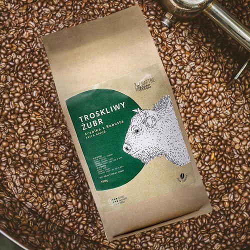 Craftbe Kawa Ziarnista Troskliwy Żubr 1kg na Arena.pl