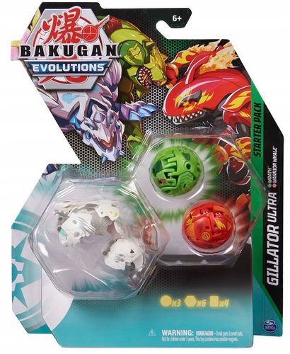 BAKUGAN Evolutions Startowy 3szt GILLATOR Ultra na Arena.pl